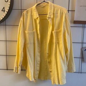 Yellow Button Down